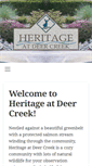 Mobile Screenshot of heritagedeercreek.org